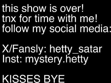 hetty_satar on Chaturbate 