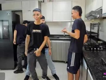 voyeurism_guys — Shhh... my friends are here... will you help me corrupt them? Join in and be part of the fun. - Goal: All crazy naked and fucking [9999 tokens left] #bigcock #latino #gay #cum #orgy