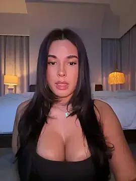 Lizhush_ — Take my bra off and cream boobs