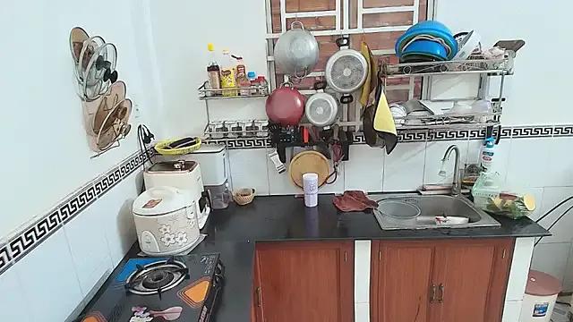 Mie_baby2k — Naked wearing only an apron